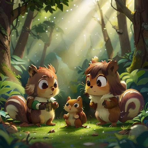 a couple of animals that are in the grass near trees and grass with sunlight coming through the trees and grass
