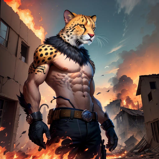 The Cheetah's Battle