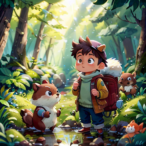 Benny the Brilliant Beaver's First Day of School