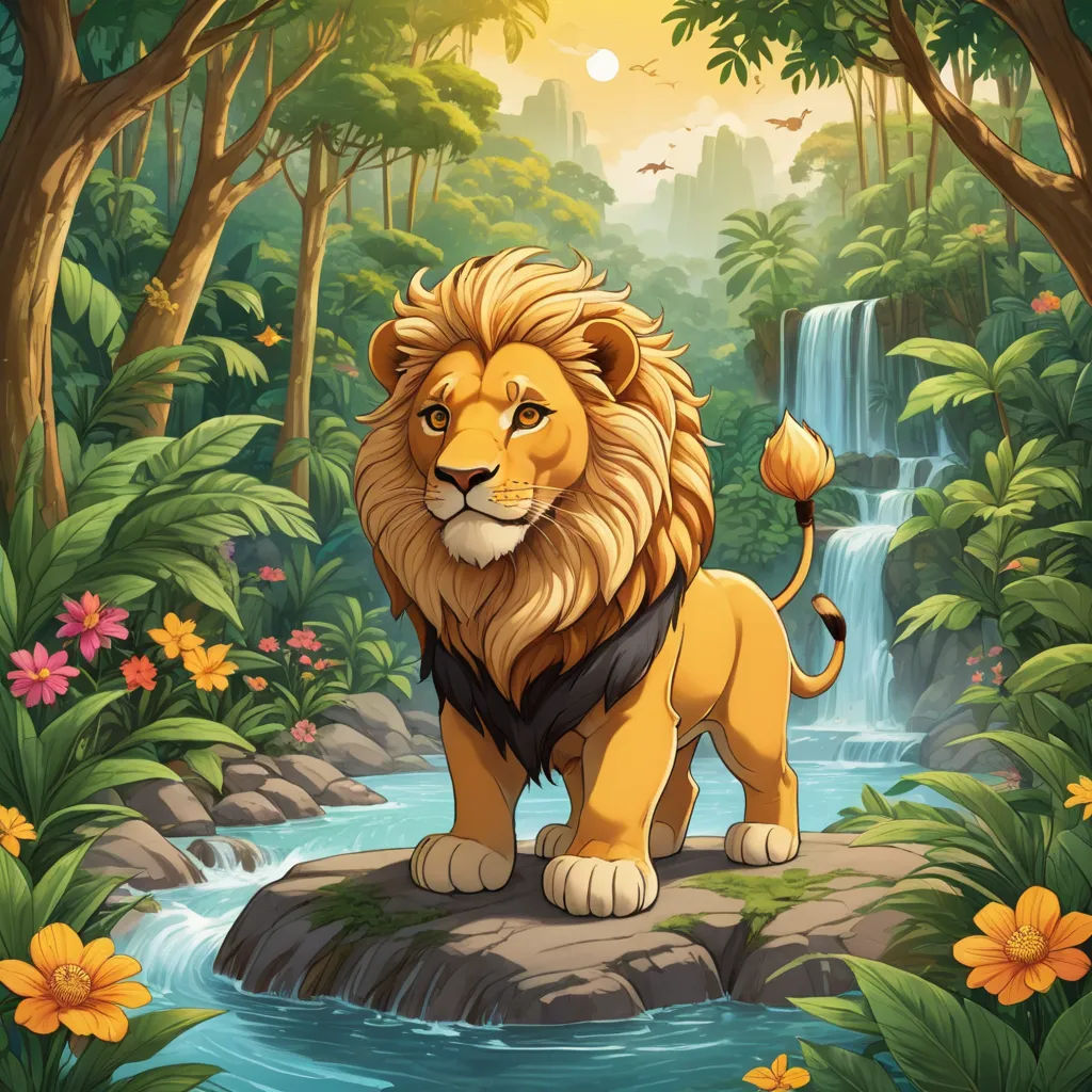 Leo the Lion Becomes a Kitten Story