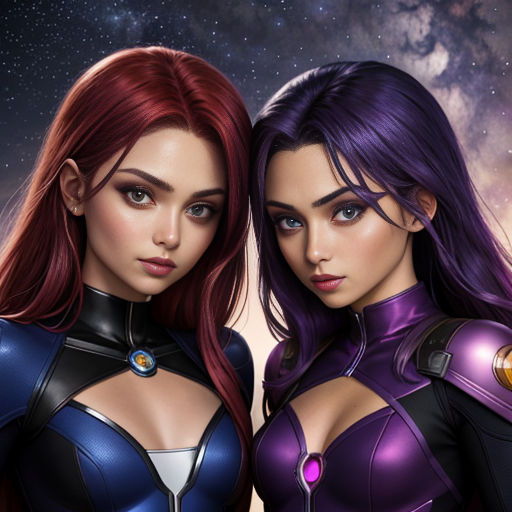 Starfire and Raven: Exploring Love's Light