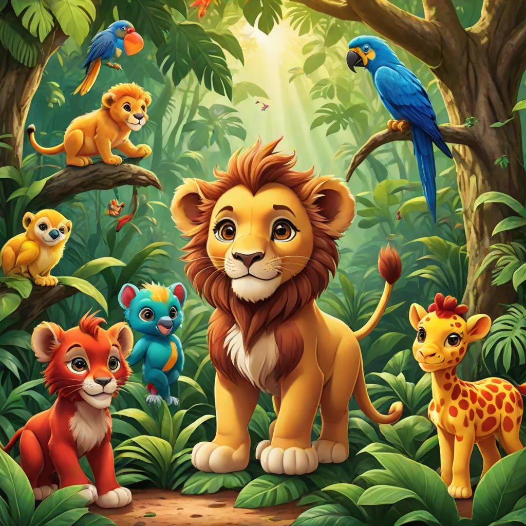 The Journey of the Little Lion Cub