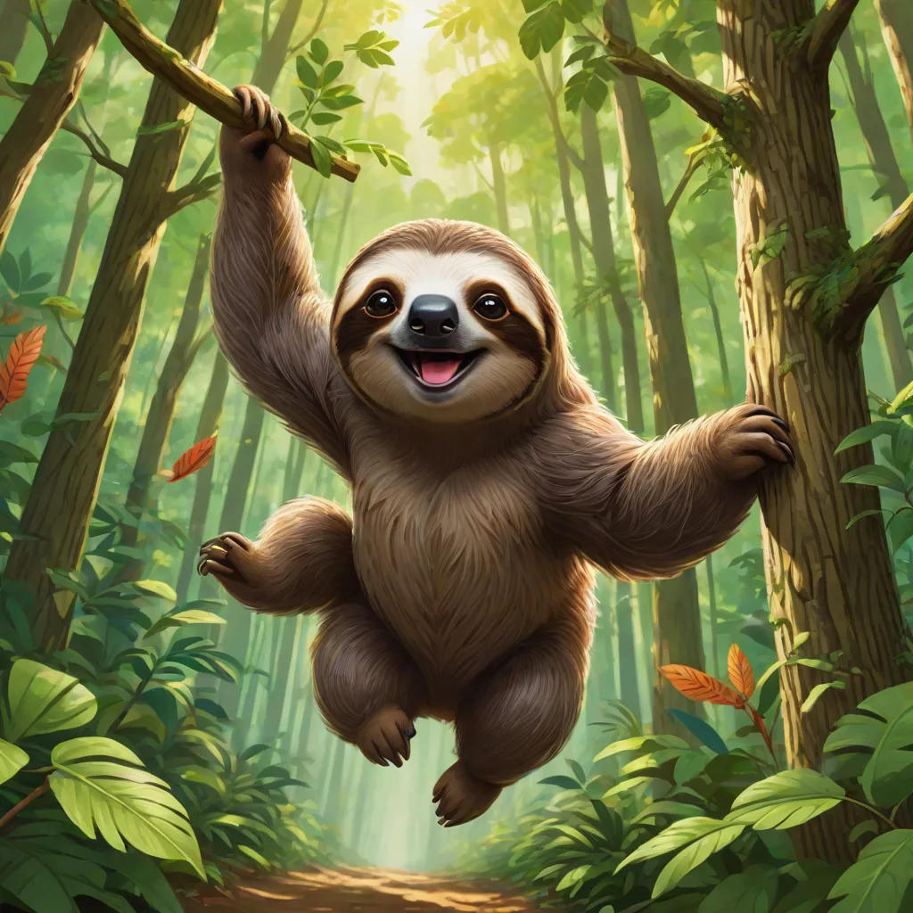 Sammy Sloth: The Fastest Sloth In The Forest.