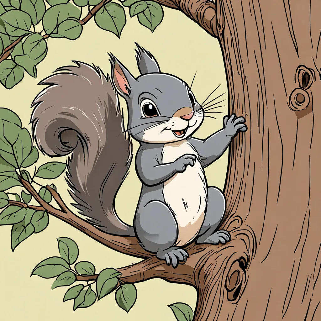 The Brave Little Squirrel