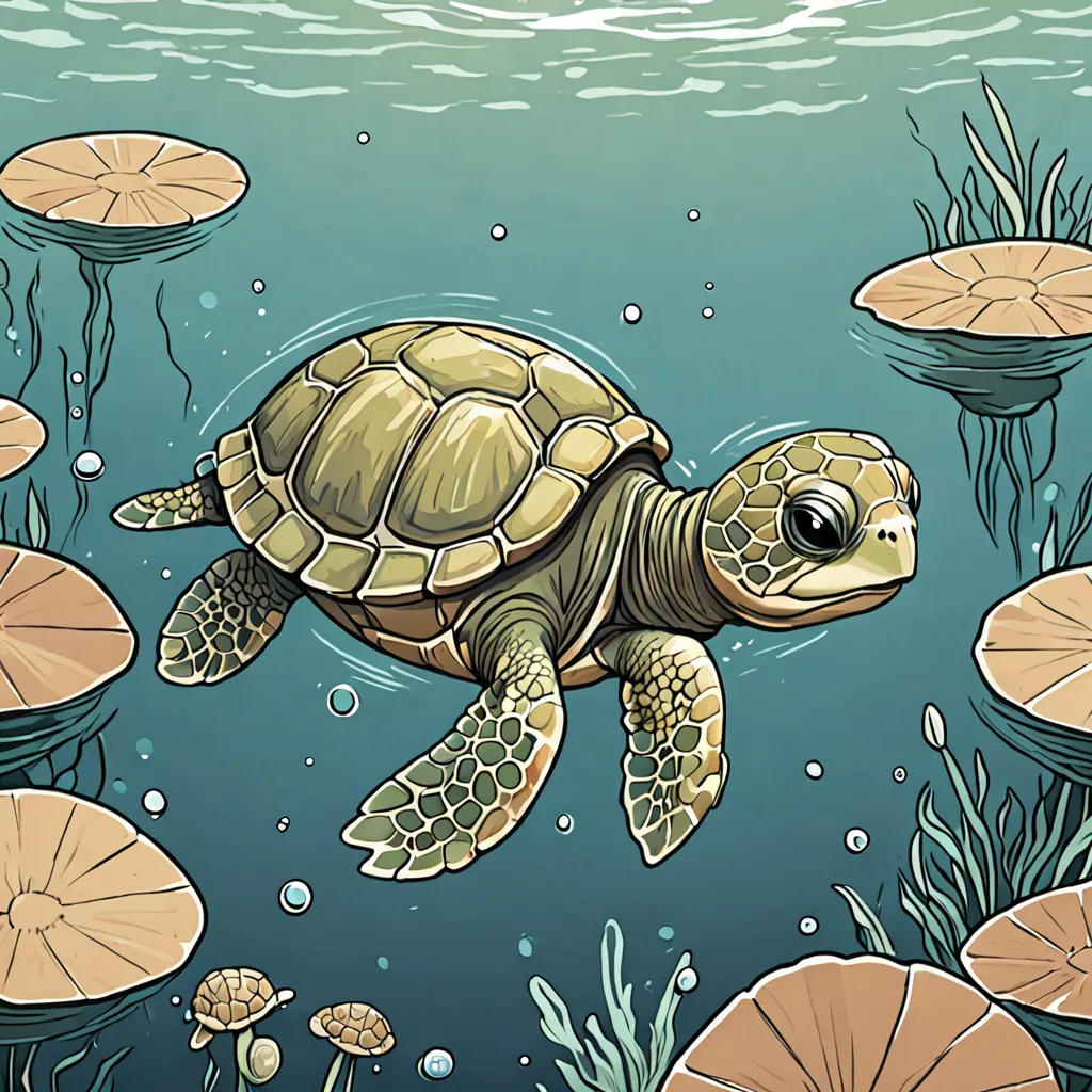 The Stubborn Baby Turtle