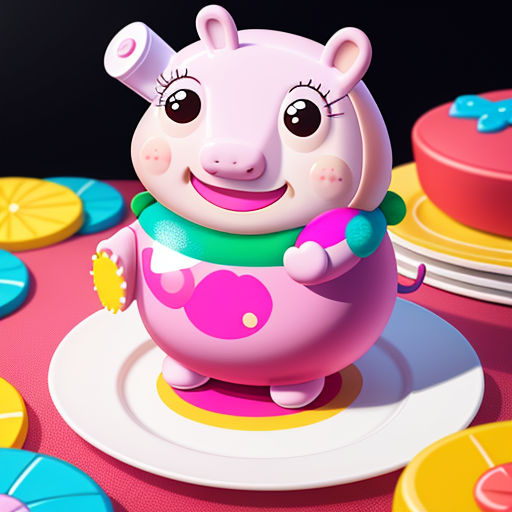 Gâteau créatif Peppa Pig 🍰