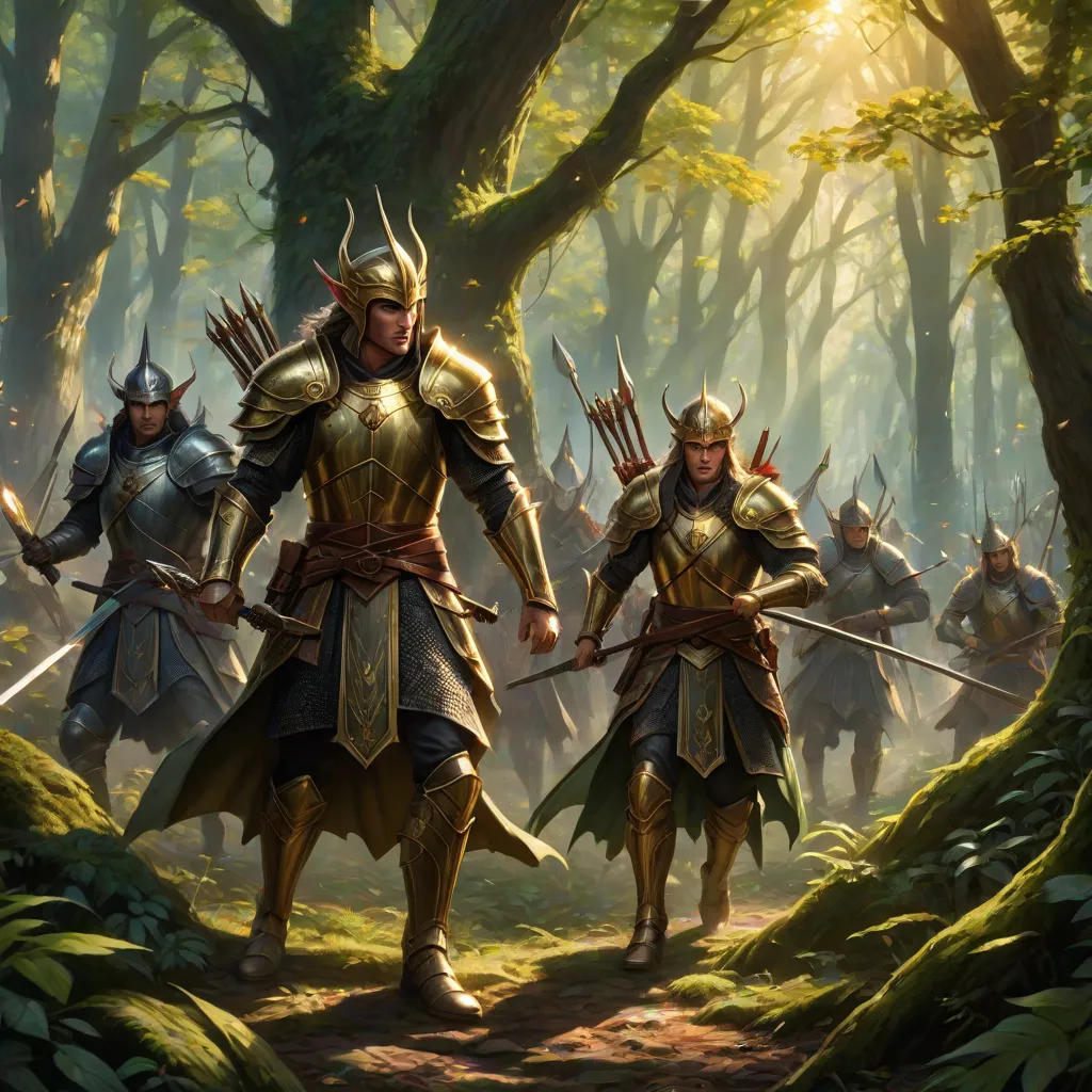 The Battle of Lords Against the Terror of Wisdom Elf Guards