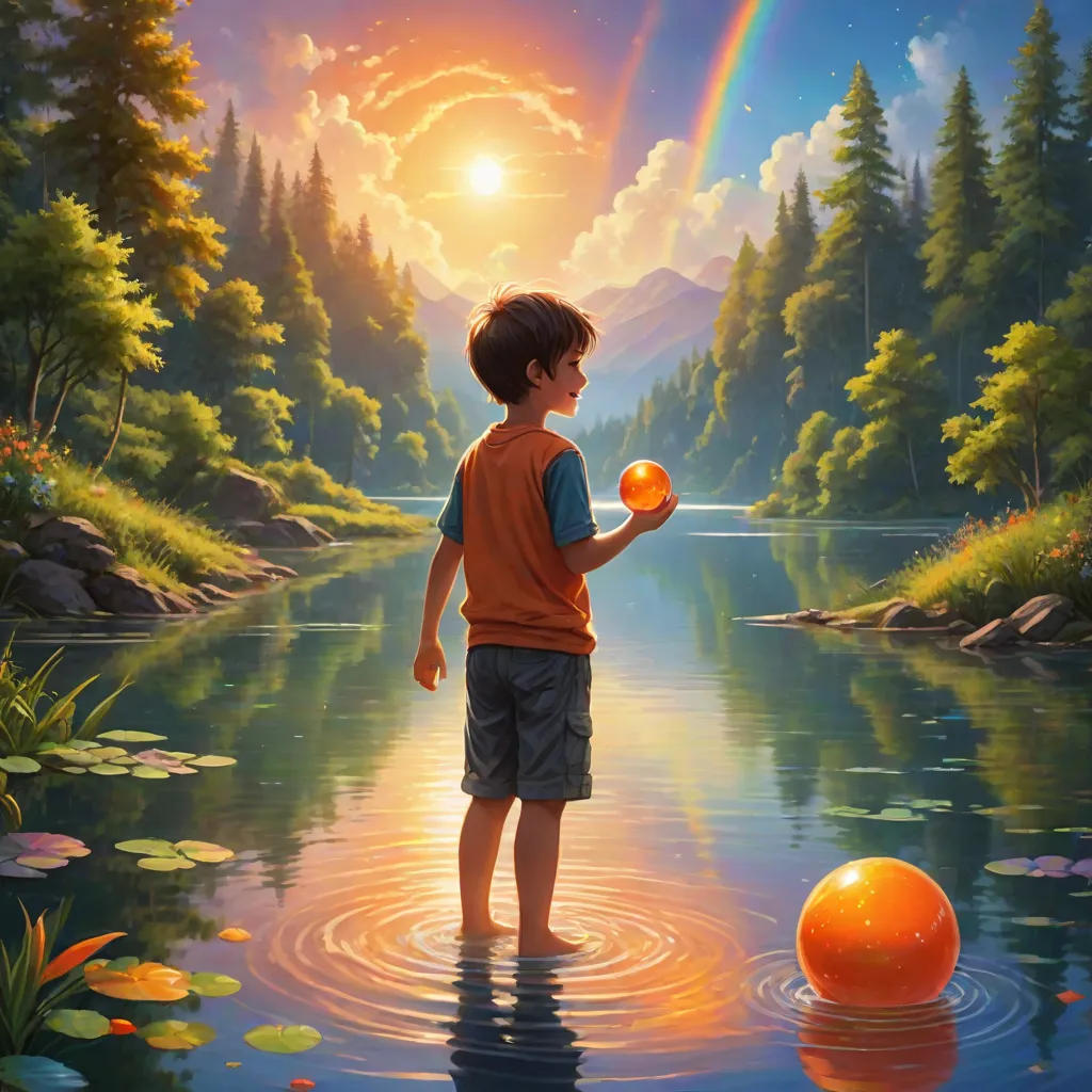 The Boy and the Magical Lake