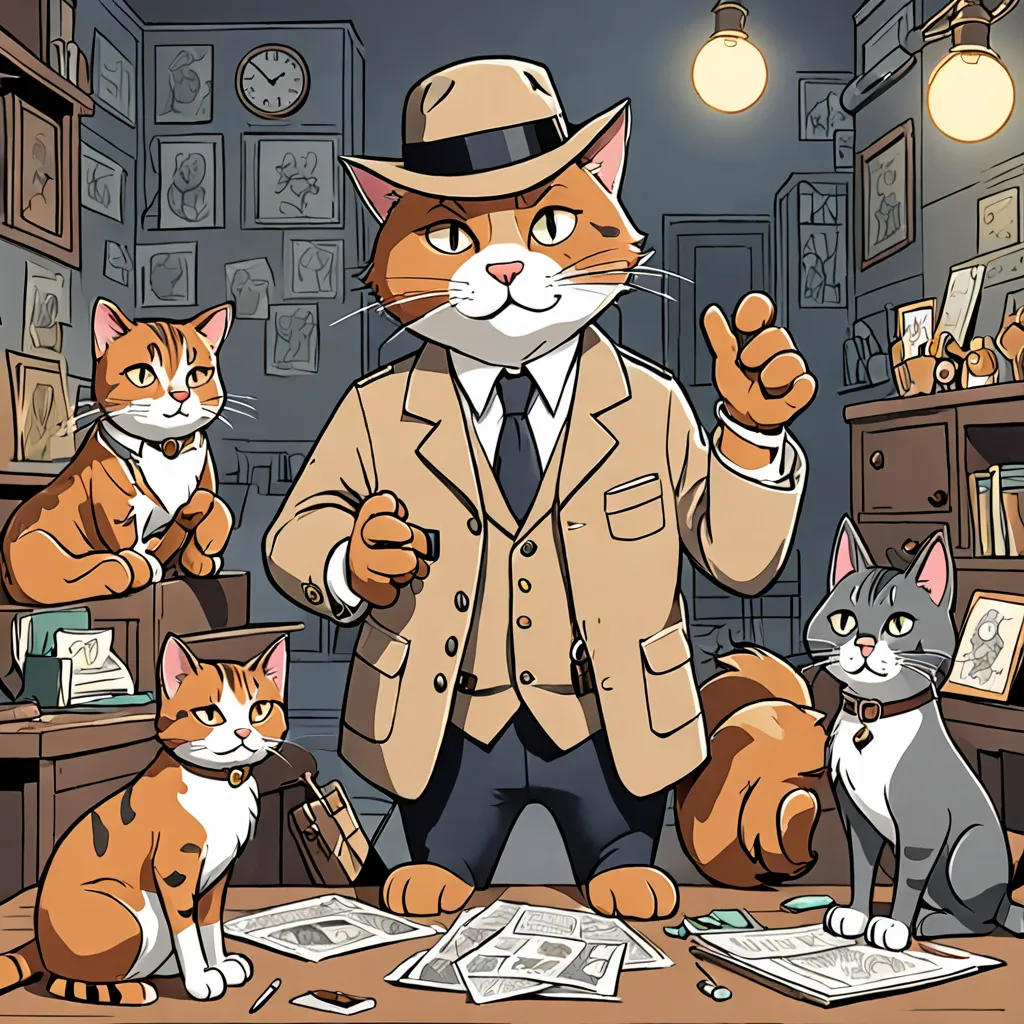 The Curious Case of Detective Paws
