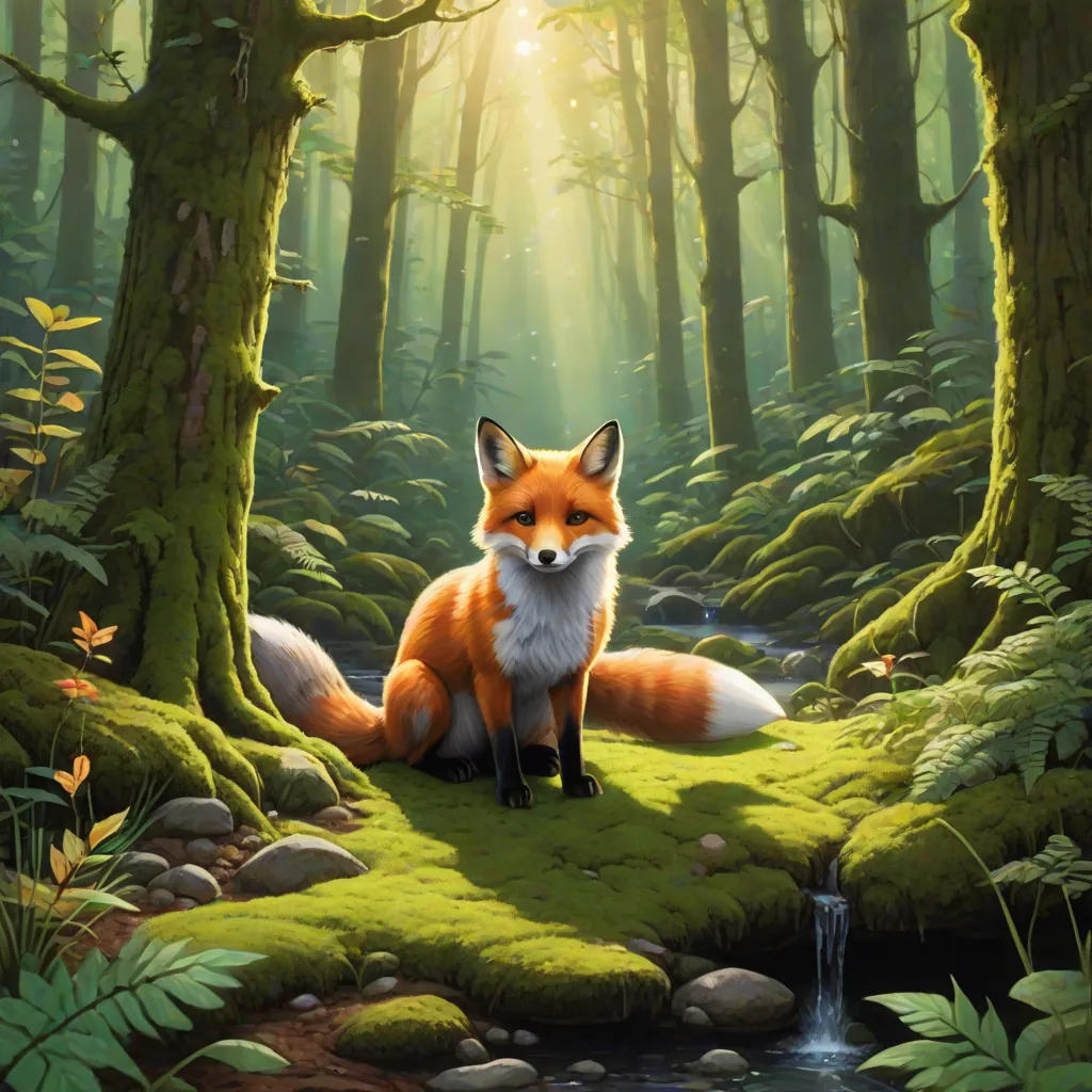 The Curious Fox and the Enchanted Forest