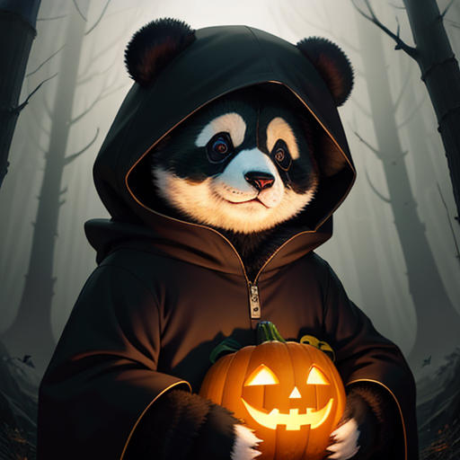 Panda's Halloween Adventure