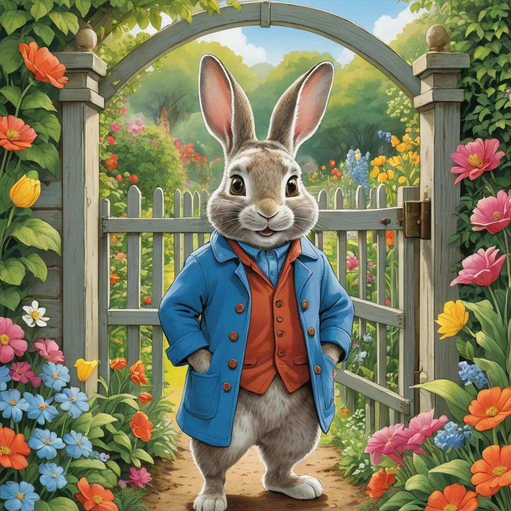 Peter Rabbit's Mischievous Adventure