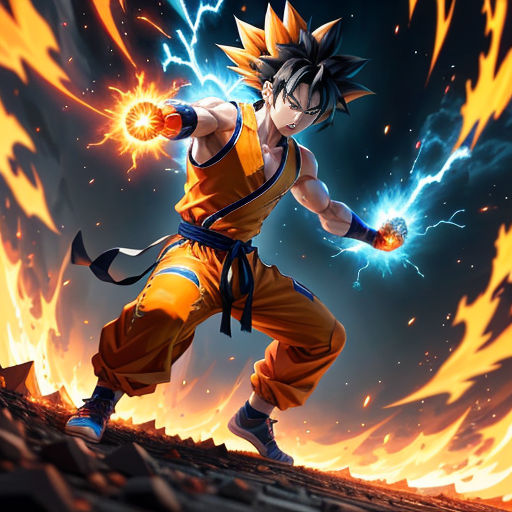 Boiling Power Super Saiyan Goku  Anime dragon ball goku, Dragon