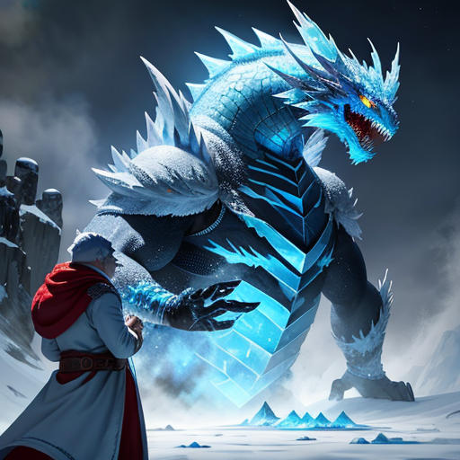 Frosty the Fearless Ice Dragon