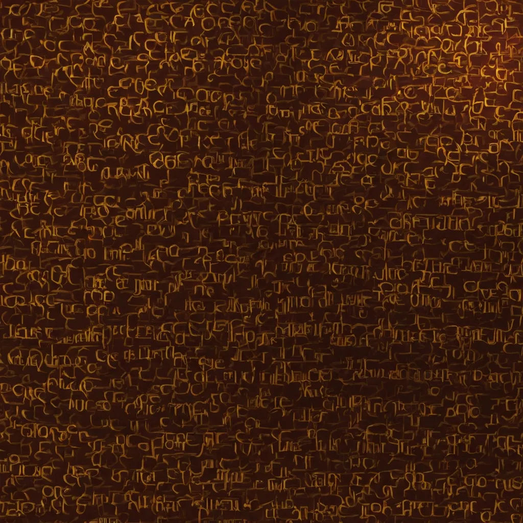a close up of a wall with writing on it and a light in the background with a red light, academic art, a cave painting, Colin McCahon, paper texture