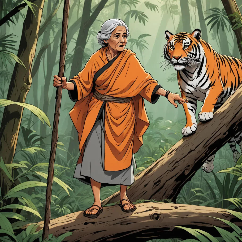 Ajibai and the Cunning Tiger