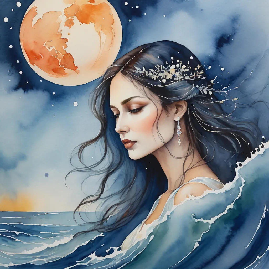 Moon and Ocean