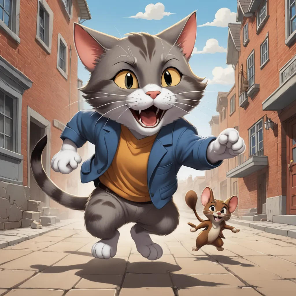 The Clever Cat and the Mischievous Mouse