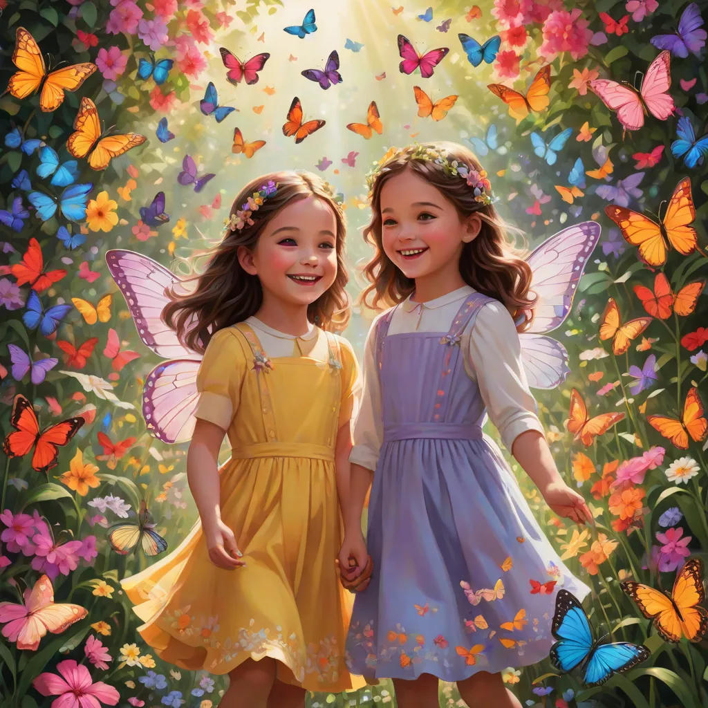 Sophia and Melody's Butterfly Adventure