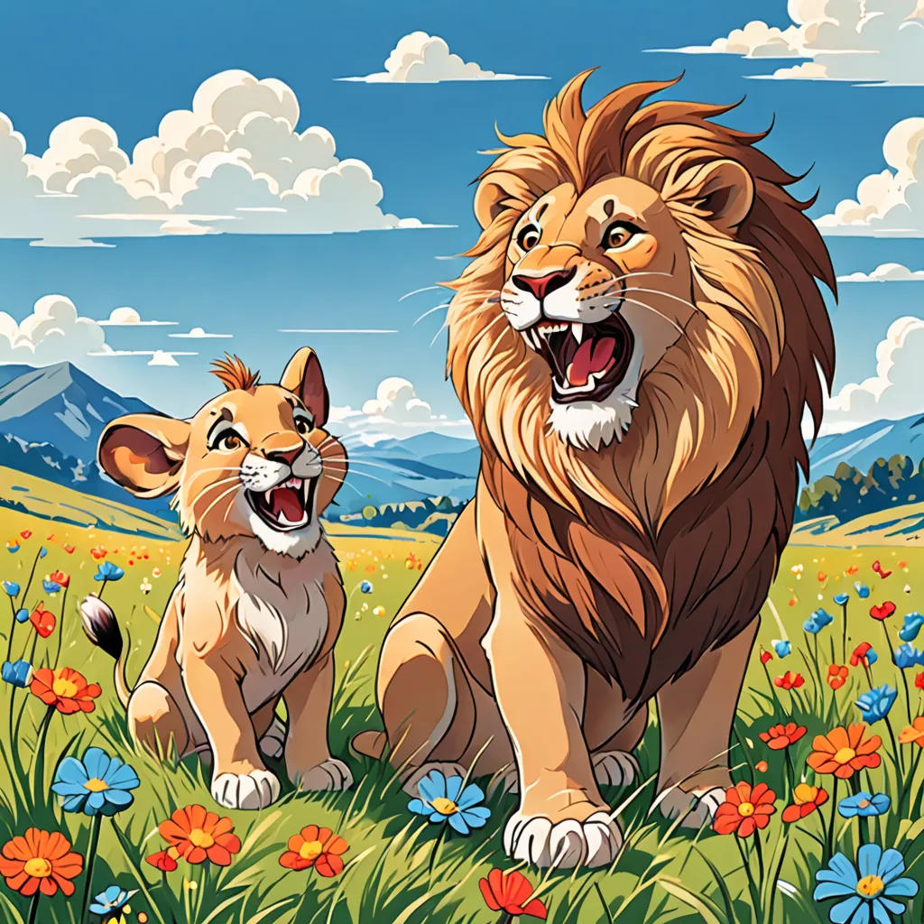 The Lion and the Cheeky Rabbit