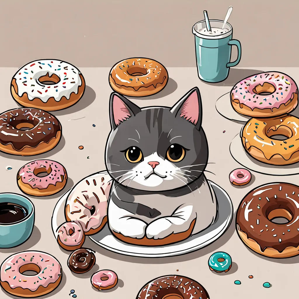 Donut and the Friendly Feline