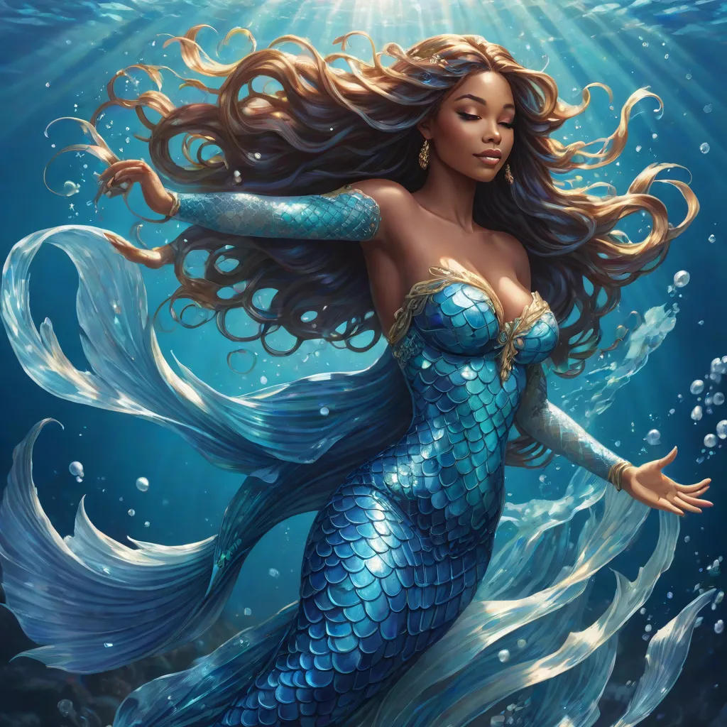 The Azure Mermaid's Heart