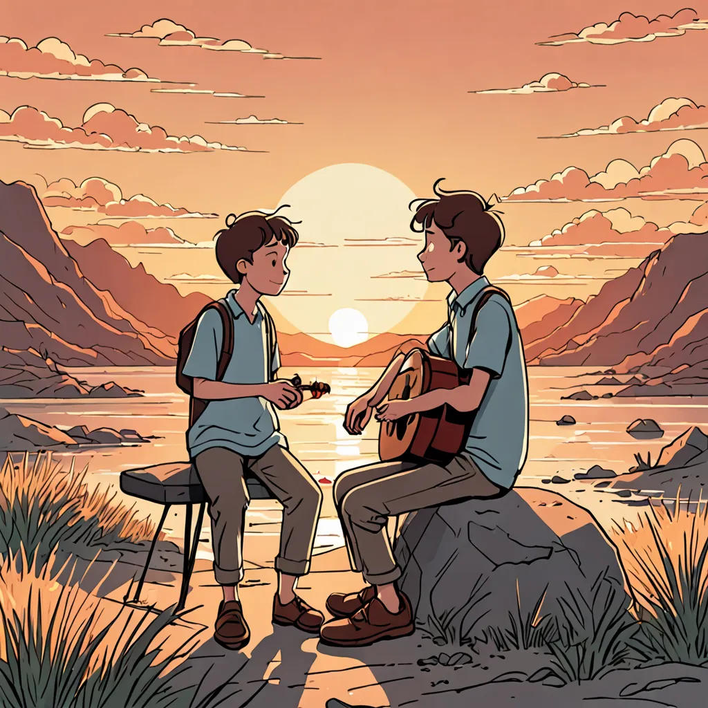 Flik and Linus: Sunset Serenade
