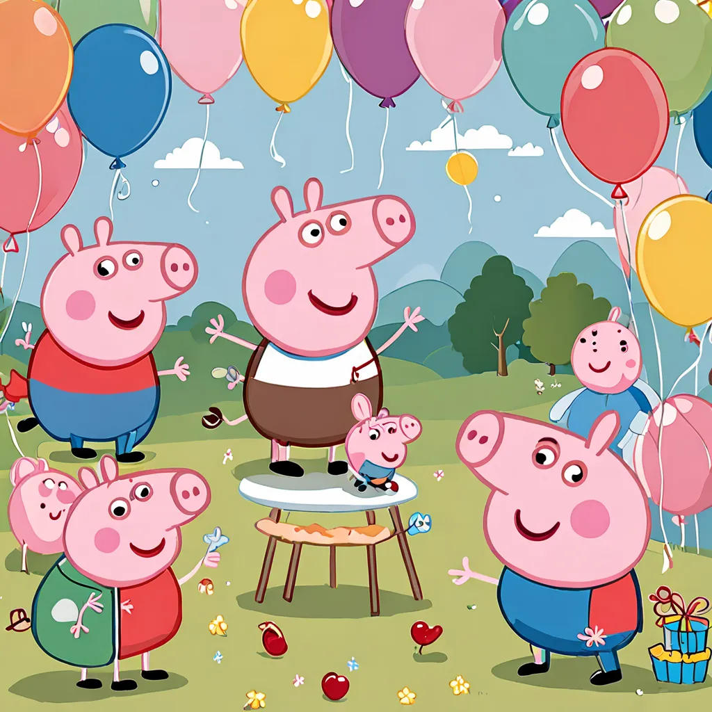 Peppa's First Birthday Bash