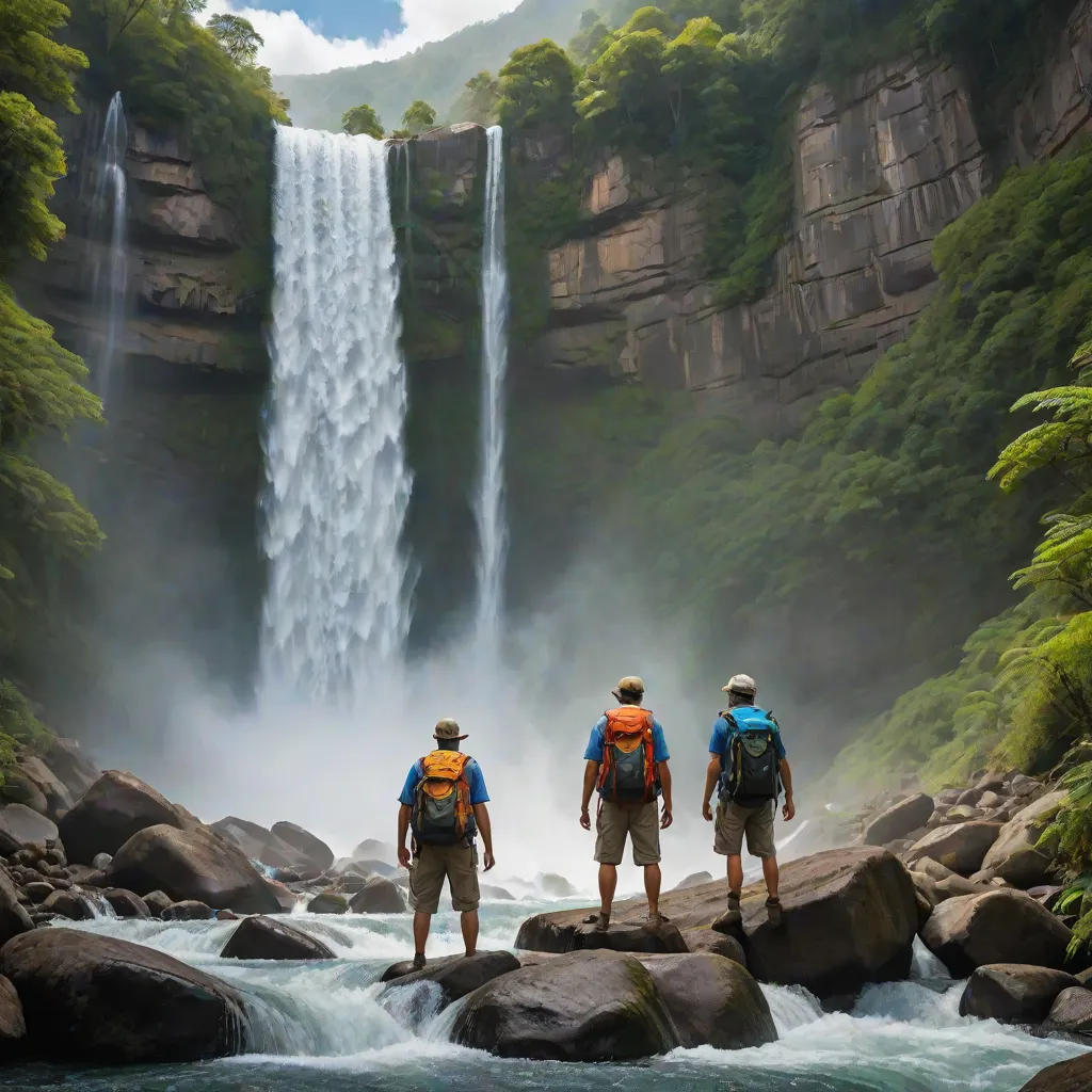 Wally and Henry's Waterfall Adventure
