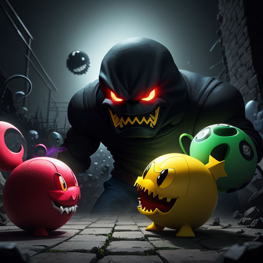 Pac-Man vs. his Evil Doppelganger