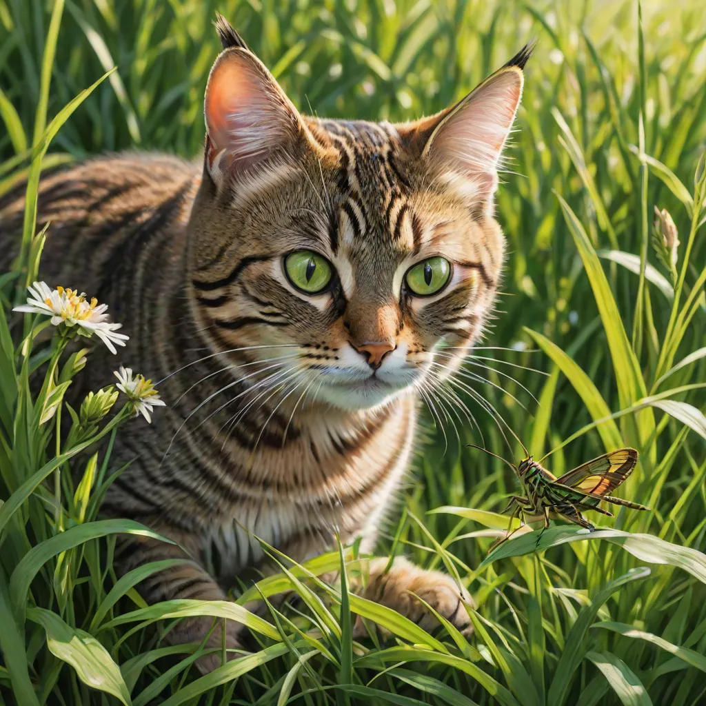 Papo the Tabby and the Great Grasshopper Adventure
