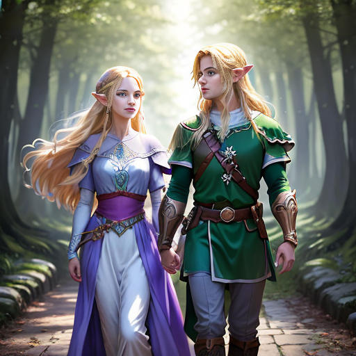 Whispering Hearts in the Enchanted Forest
