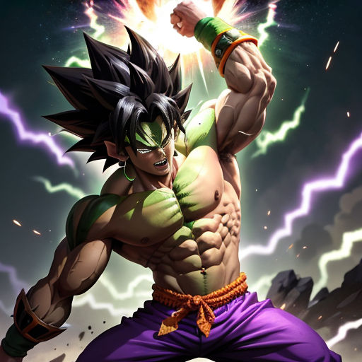 Why does Broly grow to be so muscular when transformed? Unless I'm