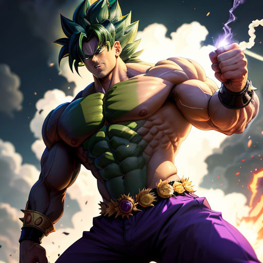 Why does Broly grow to be so muscular when transformed? Unless I'm