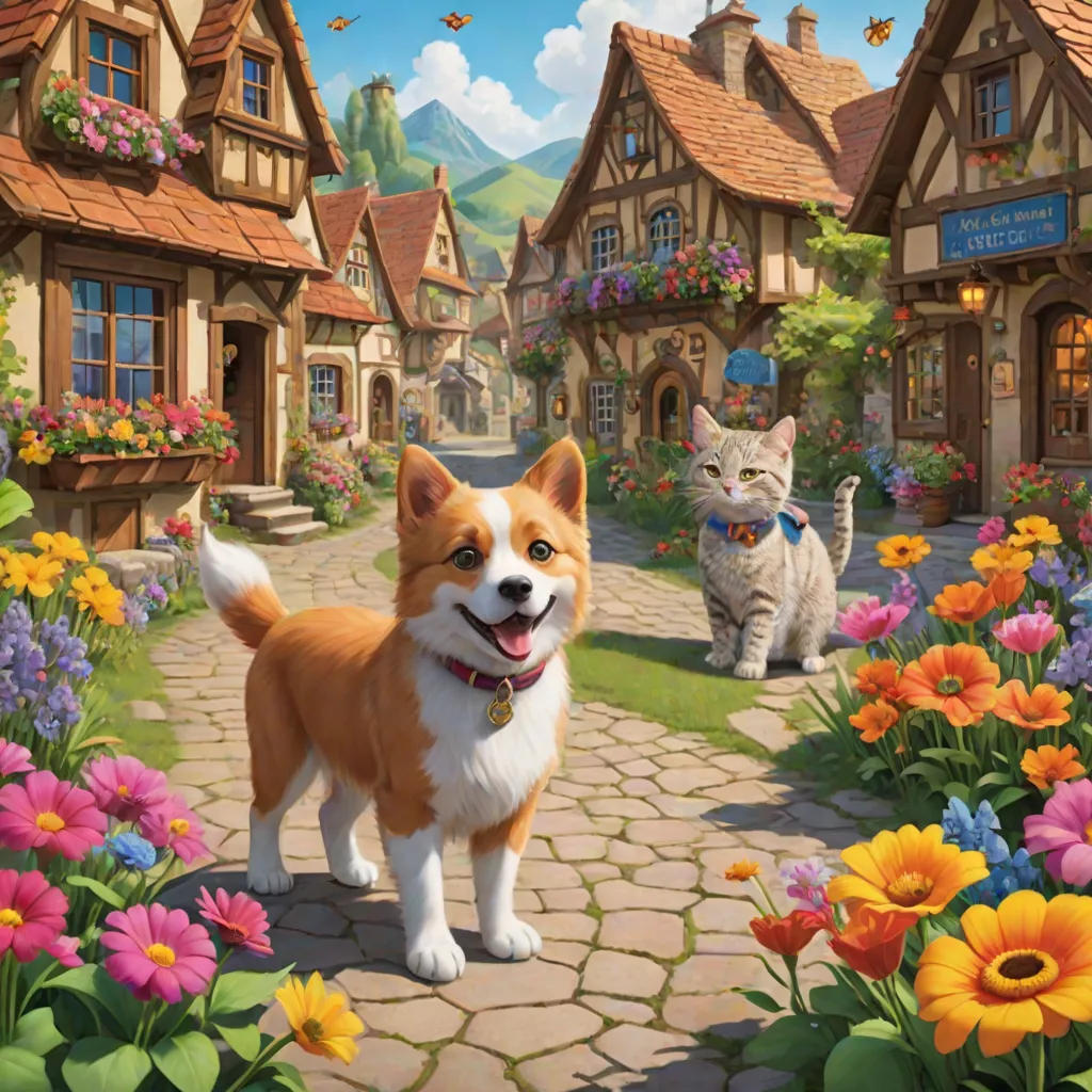 The Dog and the Cat: A Tale of Friendship