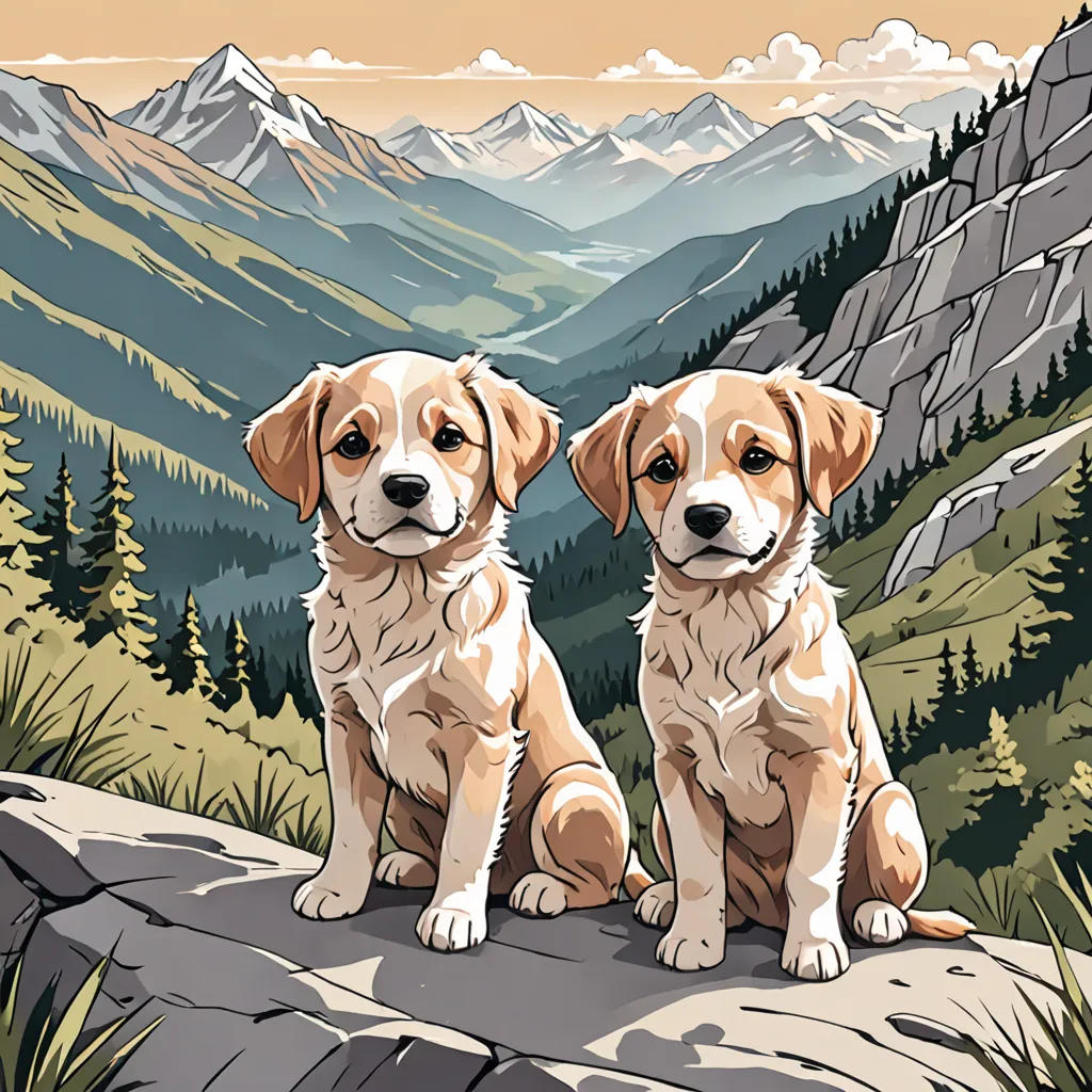 Finn and Margoux's Mountain Adventure