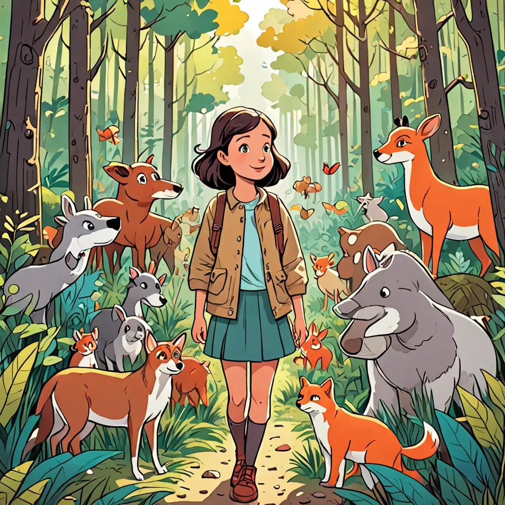The Magical Adventures of Lily and the Talking Animals