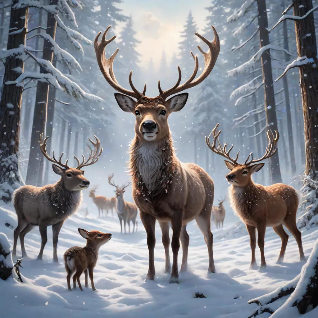The Little Reindeer's Big Help