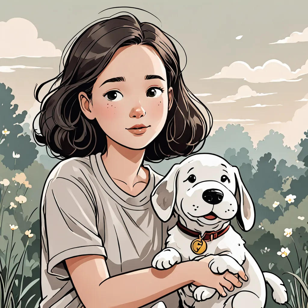 Amanda and Snoopy
