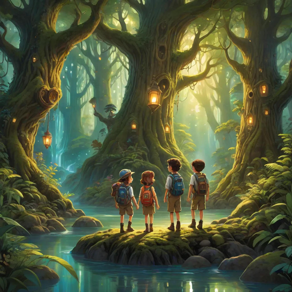 The Secret of the Glowing River