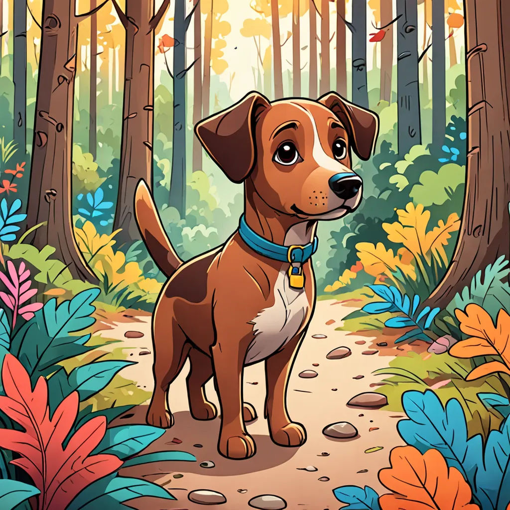 The Little Brown Dog's Big Adventure
