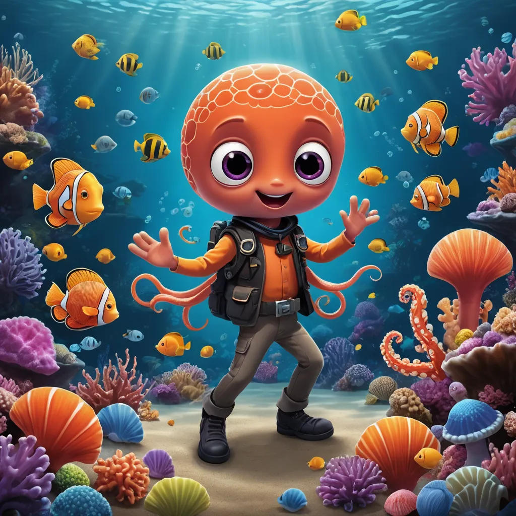 Oliver the Octopus: The Star of the Sea