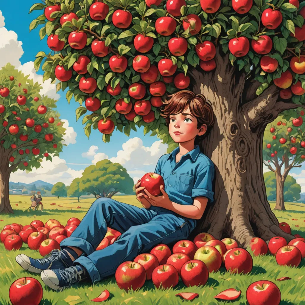 The Lazy Boy and the Unreachable Apples