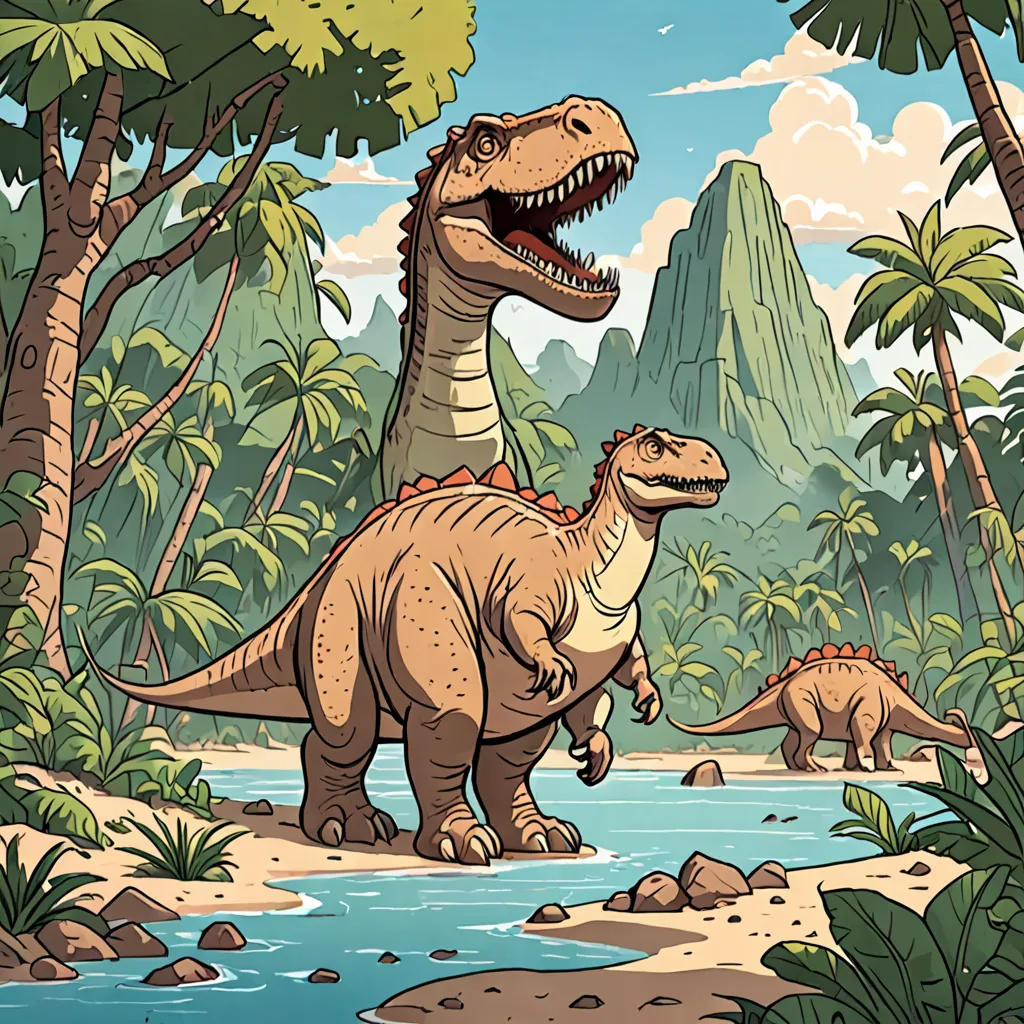Somansh's Epic Adventure on Dinosaur Island
