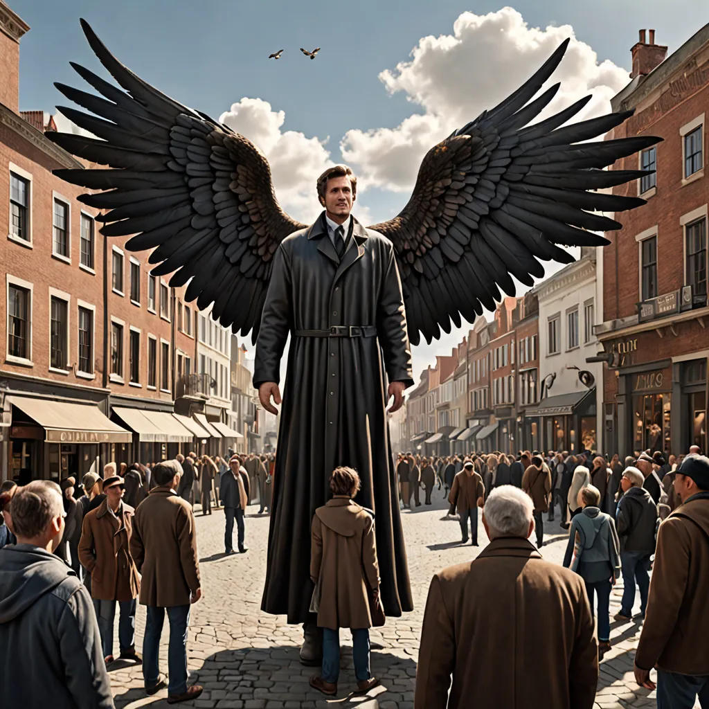 The Man with Enormous Wings