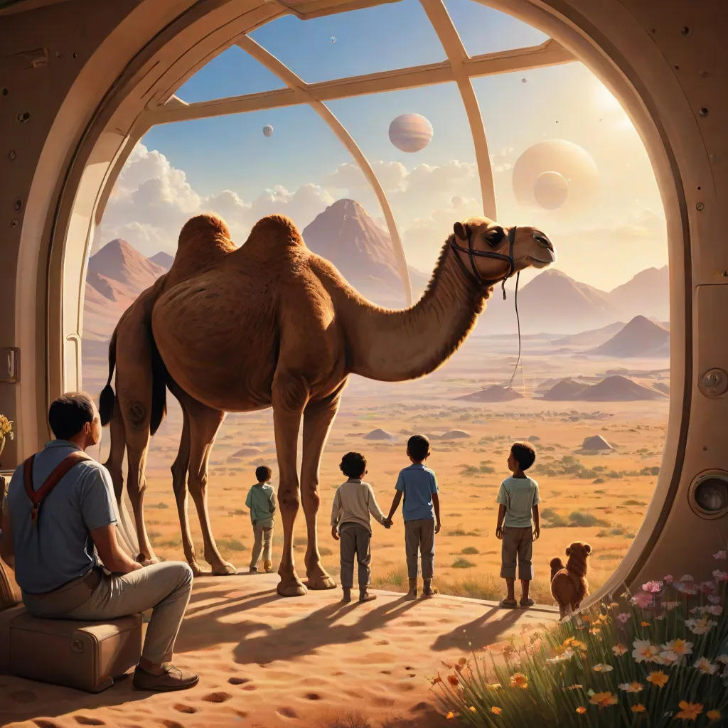The Cosmic Quest of a Lonely Camel