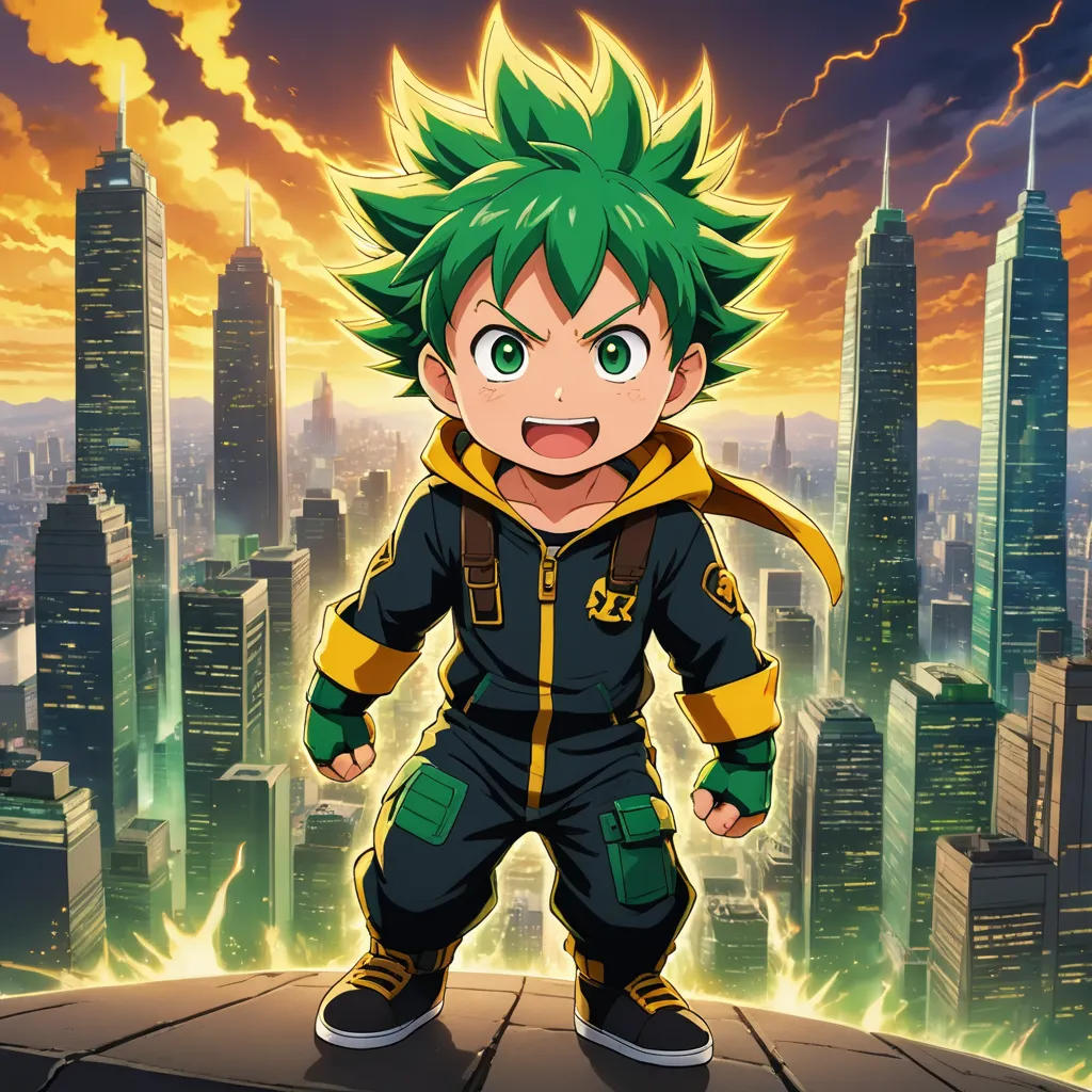 Spark and Green Lightning