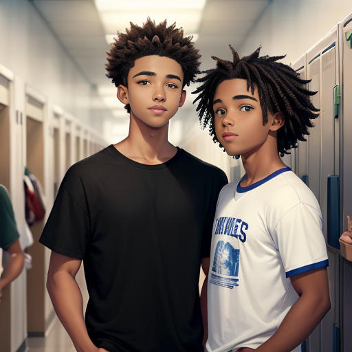 Two Boys in High School