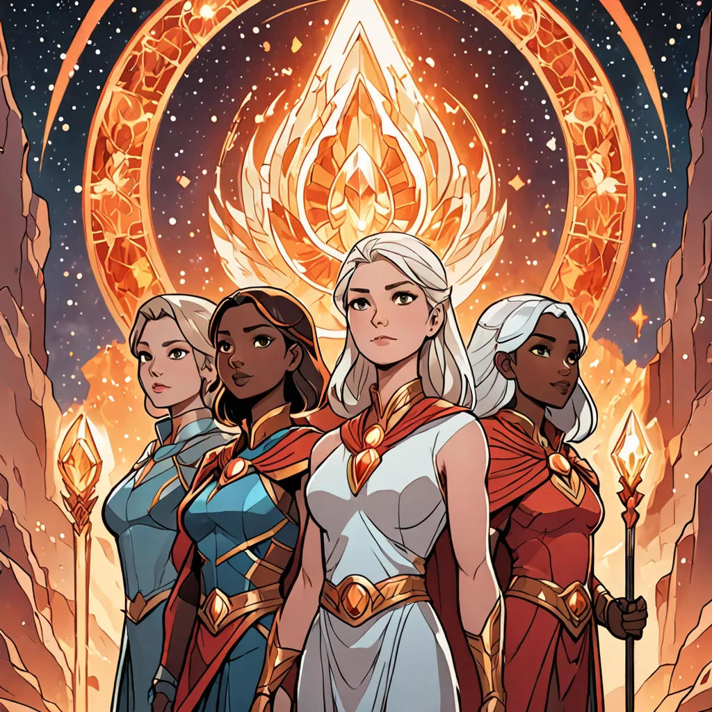 The Enchanted Quest of Ember and the Crystal Guardians