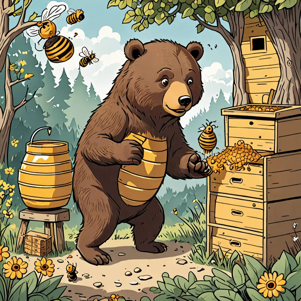 Tom the Bear Learns a Lesson